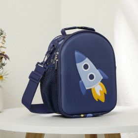 Cute Lunch Insulated Bag, Portable Outdoor Makeup Bag, Insulated And Cold, Suitable For Holding Lunch And Cold Drinks, Also A Cute Backpack For C (Color: Dark Blue)